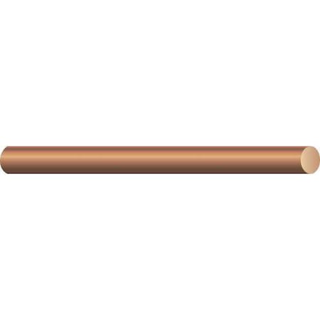 Bare Grounding Wire, Copper, 4 AWG, 1C, Bare, Solid, 200 ft MPN:10644302