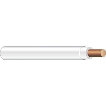 THHN Building Wire, Copper, 12 AWG, 1C, White, Solid, 50 ft MPN:11588183