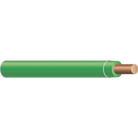 THHN Building Wire, Copper, 12 AWG, 1C, Green, Solid, 50 ft MPN:11591583