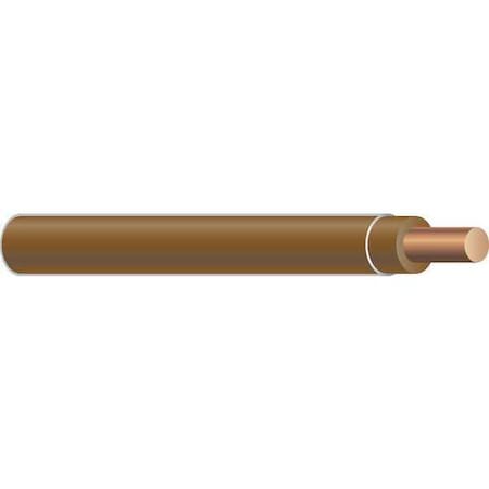 THHN Building Wire, Copper, 12 AWG, 1C, Brown, Solid, 500 ft MPN:11594901