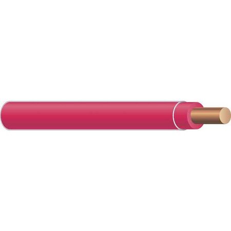 THHN Building Wire, Copper, 10 AWG, 1C, Red, Solid, 2500 ft MPN:11597205