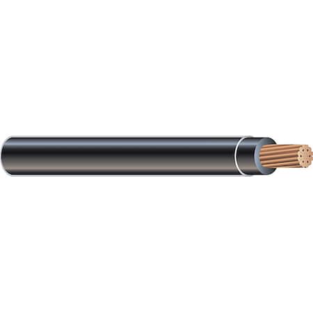 THHN Building Wire, Copper, 8 AWG, 1C, Black, Stranded, 100 ft MPN:20488301