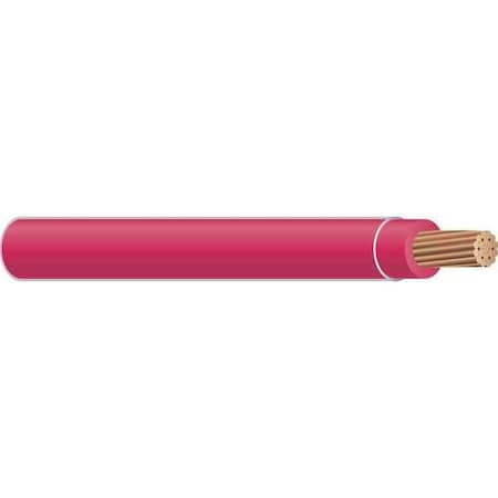 THHN Building Wire, Copper, 14 AWG, 1C, Red, Stranded, 100 ft MPN:22957584