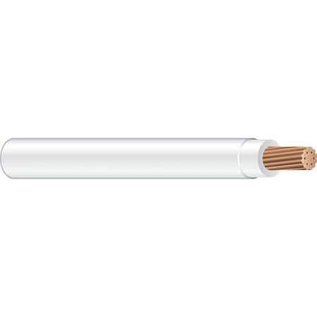 THHN Building Wire, Copper, 10 AWG, 1C, White, Stranded, 2500 ft MPN:22974006