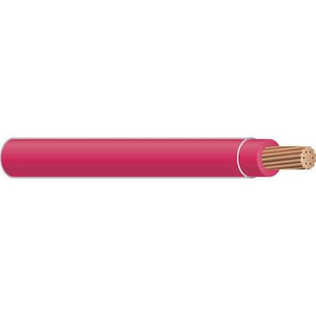 THHN Building Wire, Copper, 10 AWG, 1C, Red, Stranded, 2500 ft MPN:22975706