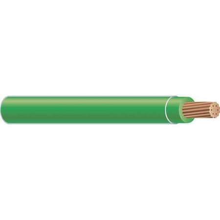 THHN Building Wire, Copper, 10 AWG, 1C, Green, Stranded, 2500 ft MPN:22977306