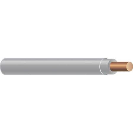 THHN Building Wire, Copper, 10 AWG, 1C, Gray, Solid, 500 ft MPN:22982301