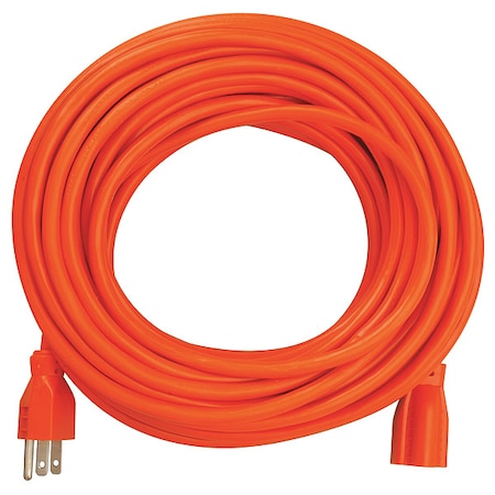 STW Extension Cord, 14 AWG, Outdoor, 14/3, 1 Outlets, 5-15R, Orange, PVC, 5-15P, 25 ft MPN:2457SW0003