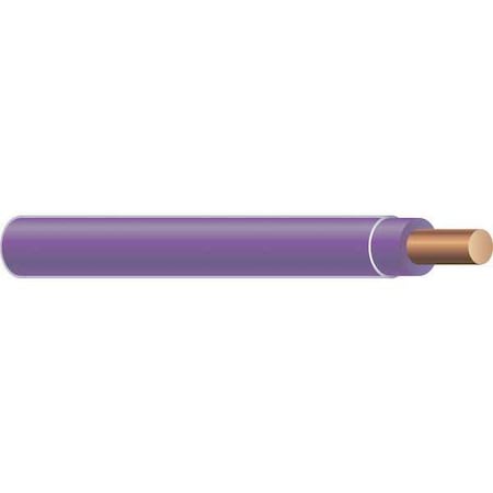 THHN Building Wire, Copper, 10 AWG, 1C, Purple, Solid, 2500 ft MPN:25333601