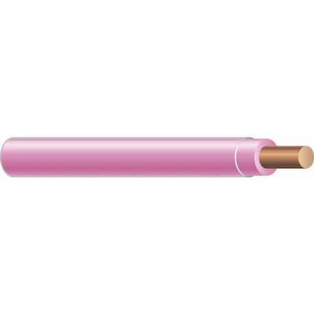 THHN Building Wire, Copper, 12 AWG, 1C, Pink, Solid, 2500 ft MPN:25647905