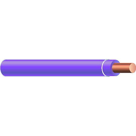 TFN; AWM Building Wire, Copper, 18 AWG, 1C, Purple, Solid, 500 ft MPN:26986006