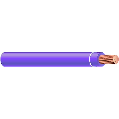 TFFN Building Wire, Copper, 18 AWG, 1C, Purple, Stranded, 500 ft MPN:27030601