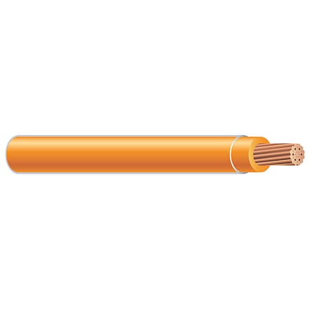 XHHW Building Wire, Copper, 14 AWG, 1C, Orange, Stranded, 500 ft MPN:37097371