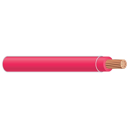 XHHW Building Wire, Copper, 10 AWG, 1C, Red, Stranded, 500 ft MPN:37113803