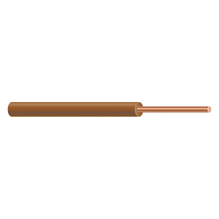 Non-Metallic Underground Feeder Cable, UF-B, 12 AWG, 1C C, Brown, PVC, Solid, 600V AC, 500 ft MPN:545020507