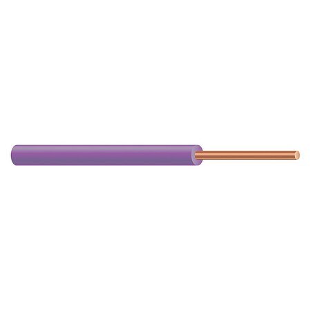 Non-Metallic Underground Feeder Cable, UF-B, 12 AWG, 1C C, Purple, PVC, Solid, 600V AC, 500 ft MPN:545020513