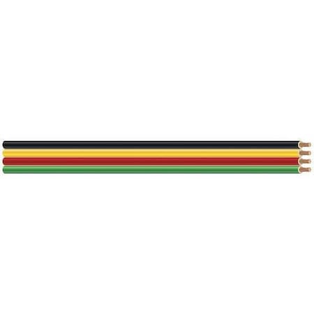 Portable Cord, THW, 12 AWG, 3 with Insulated CU Ground C, Yellow, Stranded, 600V, 500 ft MPN:56366102