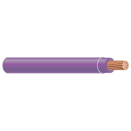 THHN Building Wire, Copper, 10 AWG, 1C, Purple, Stranded, 1250 ft MPN:58025305