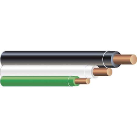 THHN Building Wire, Copper, 12 AWG, 3C, Black; Green; White, Solid, 350 ft MPN:58389703