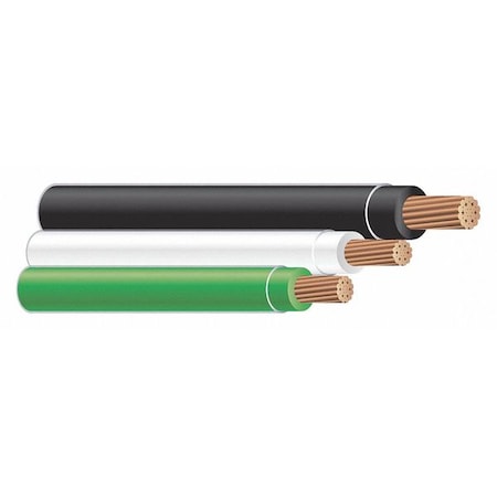 THHN Building Wire, Copper, 12 AWG, 3C, Black; Green; White, Stranded, 350 ft MPN:58453303