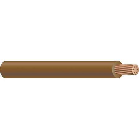 THHN Building Wire, Copper, 2 AWG, 1C, Brown, Stranded, 500 ft MPN:61016901