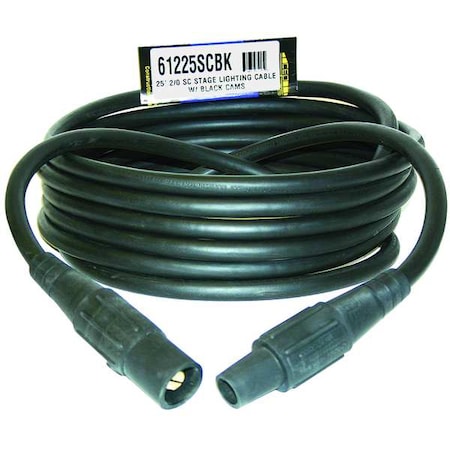 Cam Lock Extension Cord, 200A, CL20FBK, 1P MPN:61225SCBK