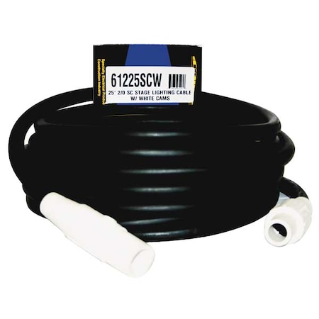 Cam Lock Extension Cord, 200A, 600VAC, 1P MPN:61225SCW