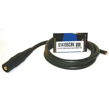 Cam Lock Power Cord, 400A, 600VAC, CL40FBK MPN:61410SCBK