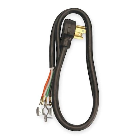 Dryer Power Cord, 6 ft, Black, 10 AWG MPN:9156SW8808