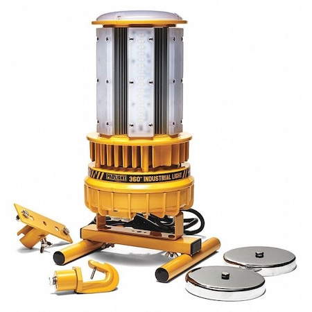 Temporary Job Site Light, 15000 lm, Bk/Yl MPN:111508