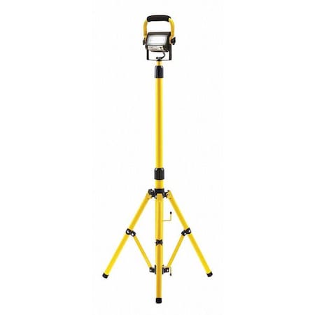 Temporary Job Site Light, 1440 lm, Bk/Yl MPN:411215