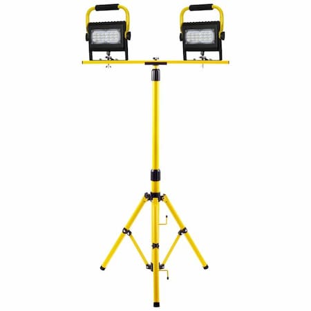 Twin Head Work Light, Corded, 6000lm, LED MPN:411330