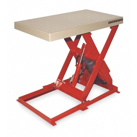 Scissor Lift Table, 1500 lb. Cap, 115V, 24