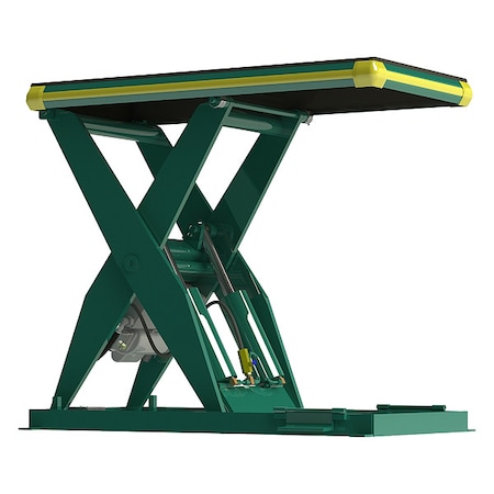 Scissor Lift Table, 2000 lb. Cap, 115V, 24