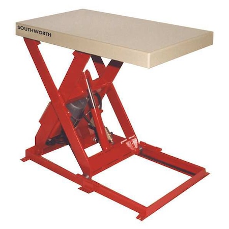 Scissor Lift Table, 500 lb. Cap, 115V, 12