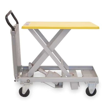 Scissor Lift Table, 500 lb. Cap, 20