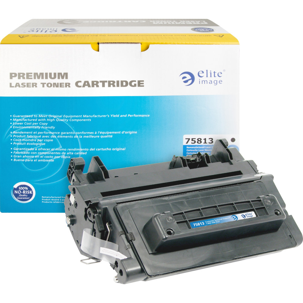 Elite Image Remanufactured Black Toner Cartridge Replacement For HP 90A, CE390A MPN:75813