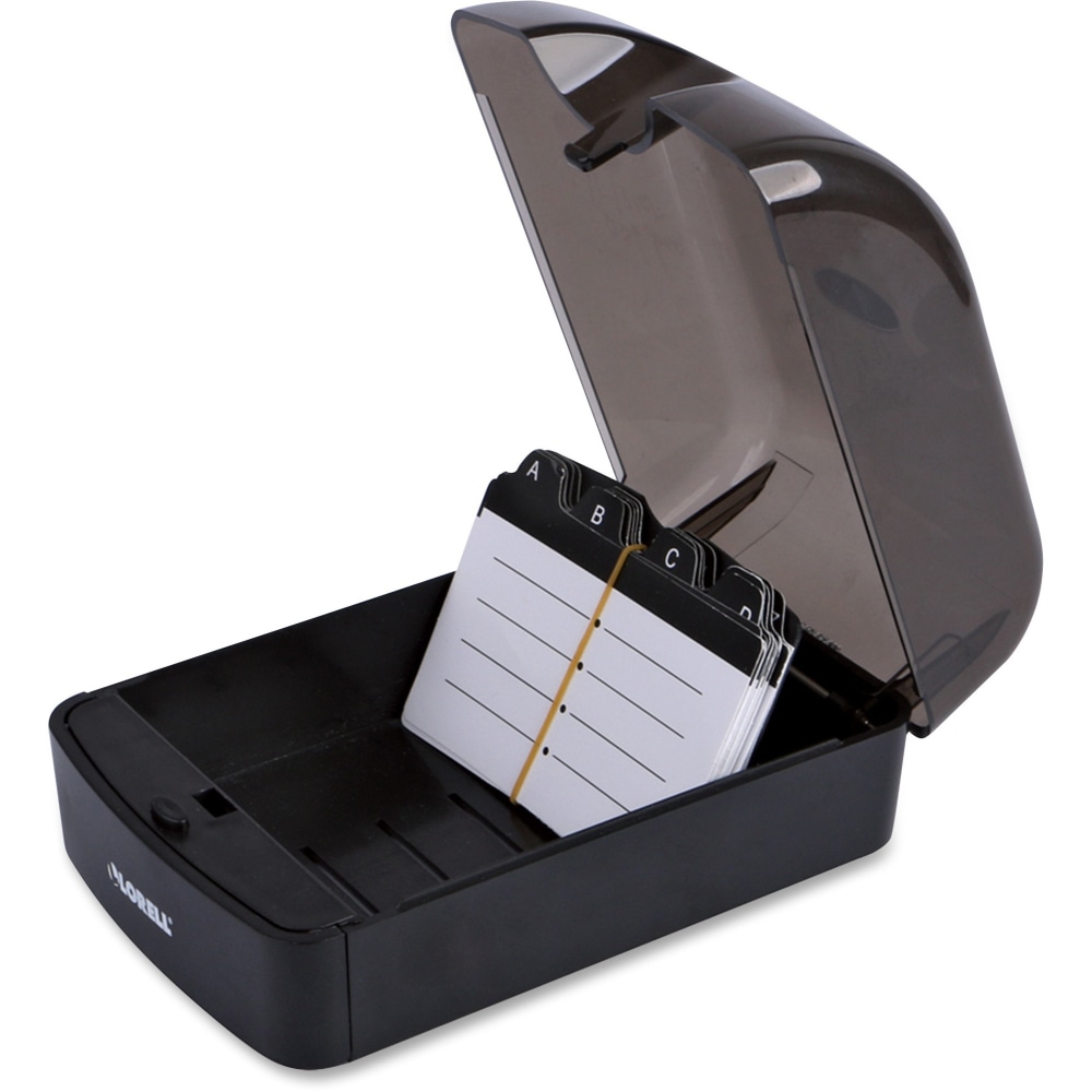 Lorell Card File, 350 Cards, Black MPN:01028