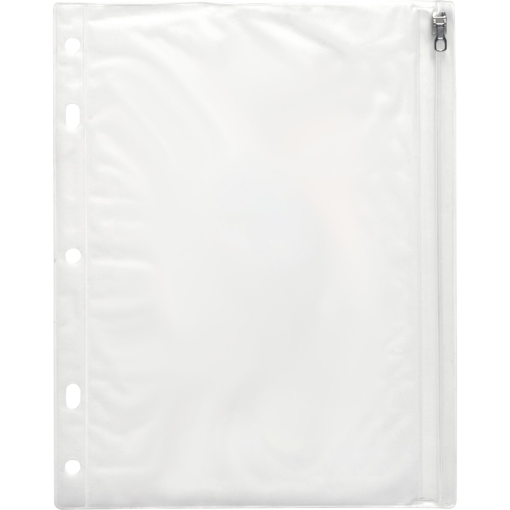Sparco Vinyl Ring Binder Pocket, 8ft x 10in, Clear MPN:01607
