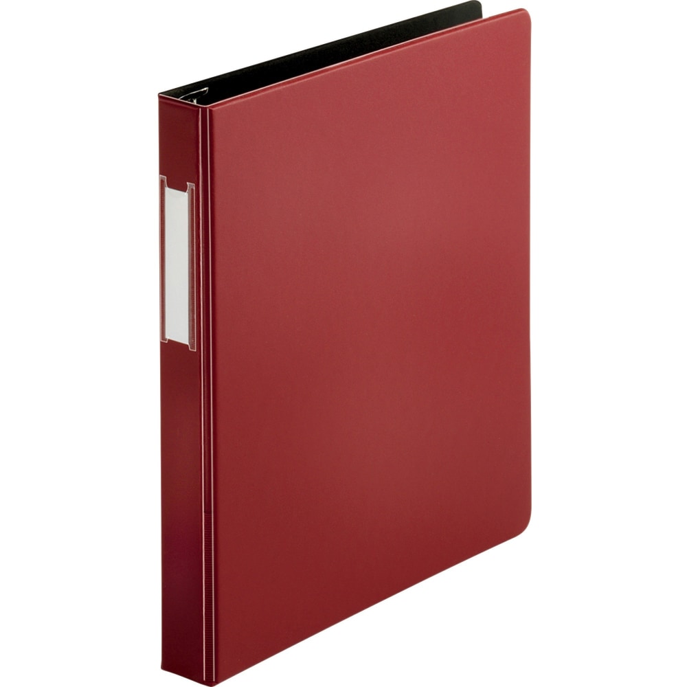 Business Source Slanted D-ring Binders - 1in Binder Capacity - 3x D-Ring Fastener(s) - 2 Internal Pocket(s) - 33106 MPN:33106