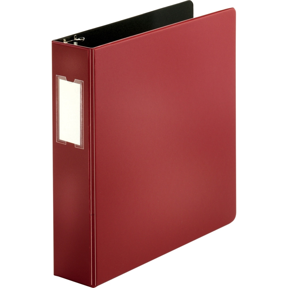 Business Source Slanted D-ring Binders - 2in Binder Capacity - 3x D-Ring Fastener(s) - 2 Internal Pocket(s) - 33110 MPN:33110