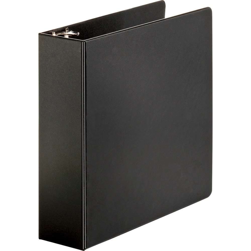 Business Source Basic Round-ring Binder - 3in Binder Capacity - Letter - 8 1/2inx11in Sheet Size - 3x Round Ring Fastener(s) - 09978 MPN:09978
