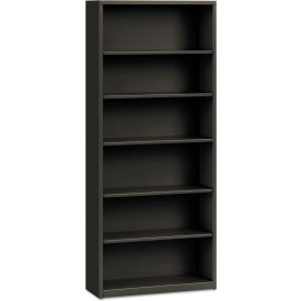 HON® Metal Bookcase Six-Shelf 34-1/2