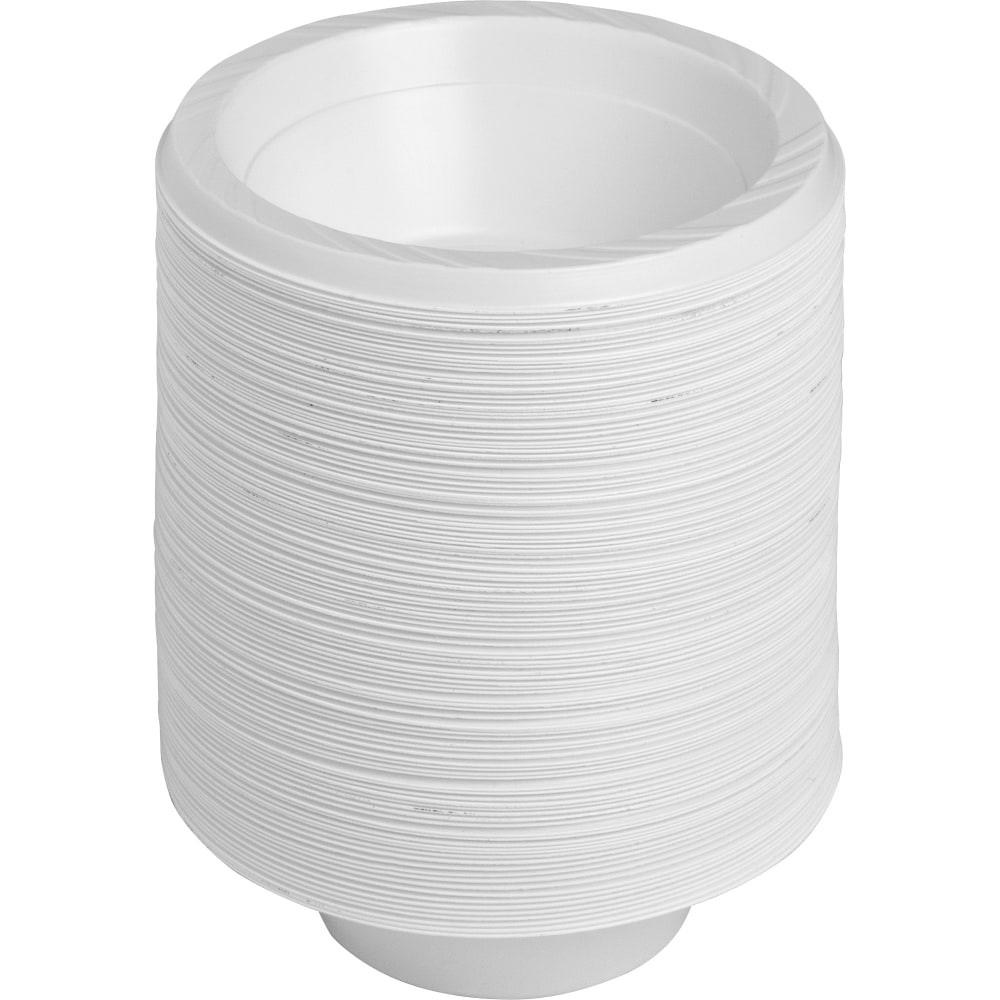 Genuine Joe Reusable Plastic Bowls - 125 / Pack - 12 fl oz Bowl - Plastic - Serving - Disposable - White - 1000 Piece(s) / Carton MPN:10424CT