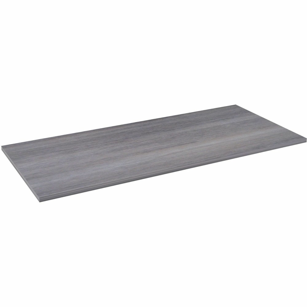 Lorell Multipurpose Tabletop, 30in Width x 66in Depth x 1in Thickness, Weathered Charcoal MPN:62683