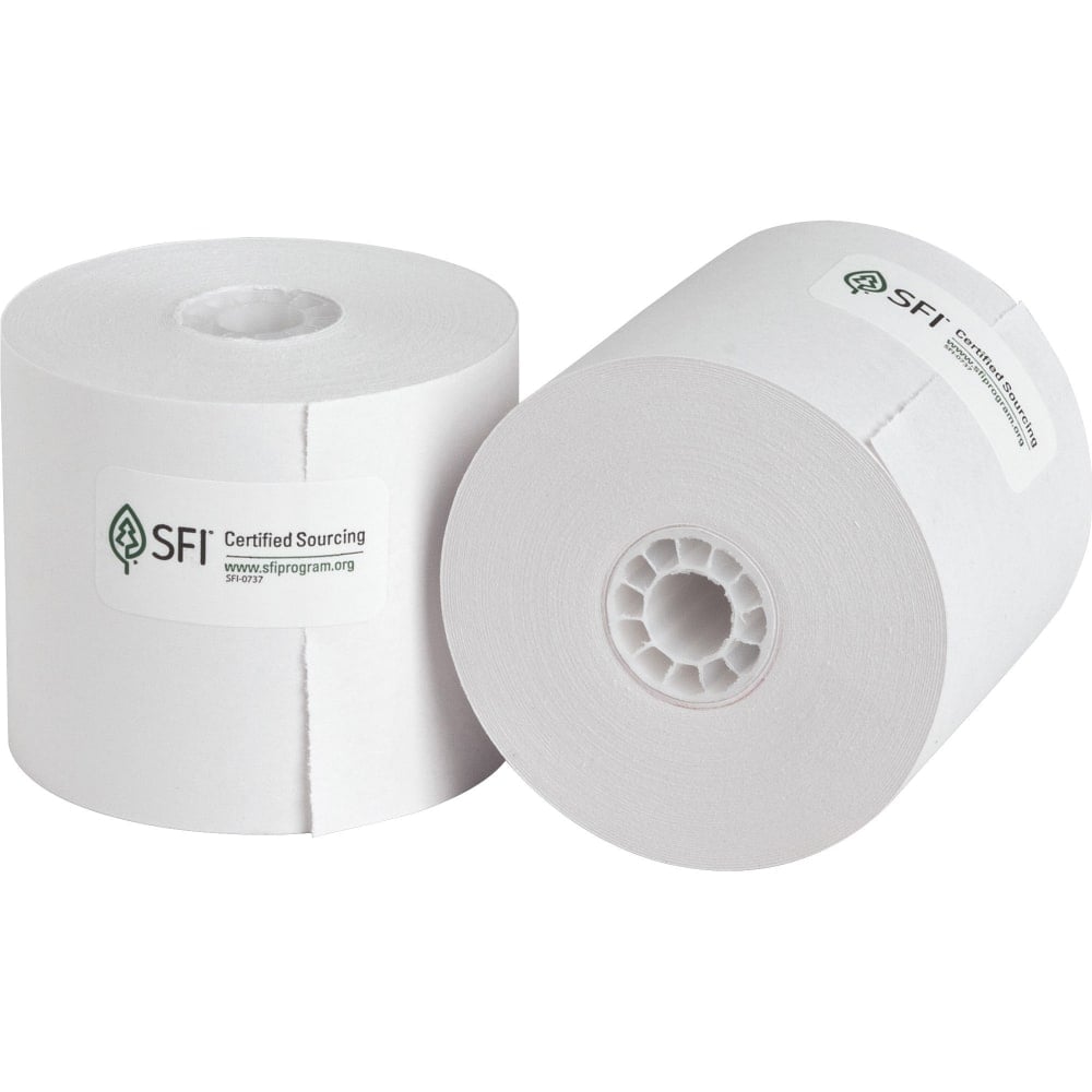 Business Source 1-Ply 126ft Adding Machine Paper Rolls, 31821 MPN:31821