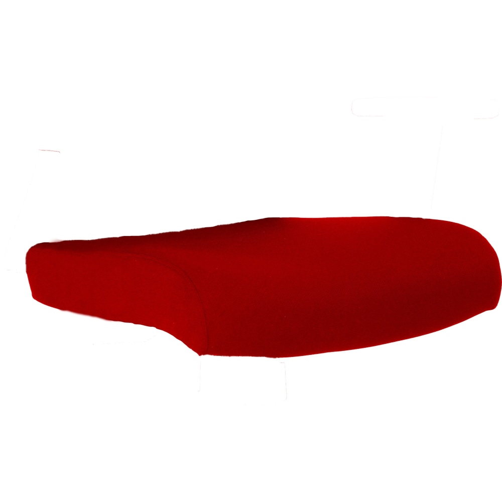 Lorell Removable Mesh Seat Cover - 19in Length x 19in Width - Polyester Mesh - Red - 1 Each MPN:00591
