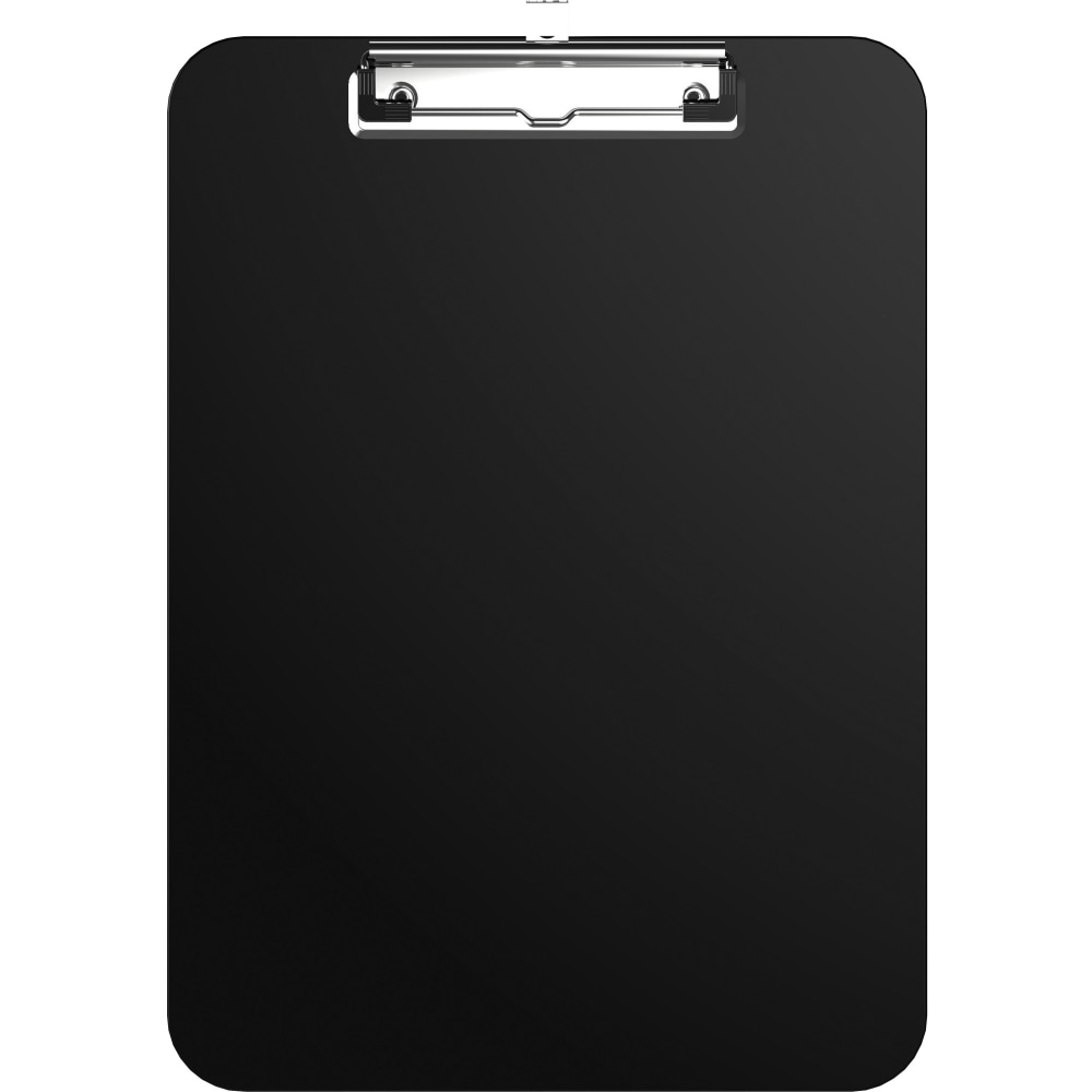 Business Source Shatterproof Clipboard - 8 1/2in x 11in Sheet Size - Plastic - Black - 1 Each MPN:49269