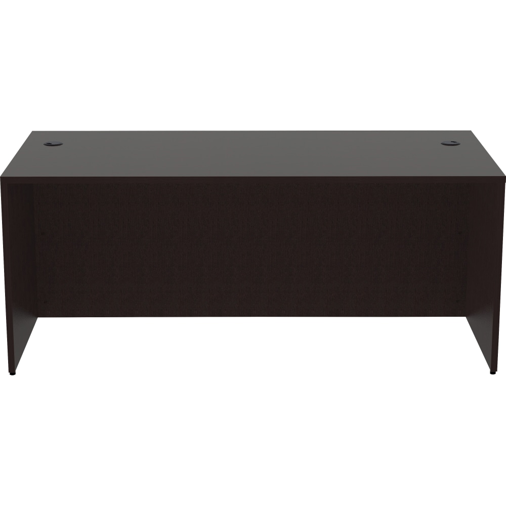 Lorell 71inW Computer Desk, Espresso MPN:LLR18206