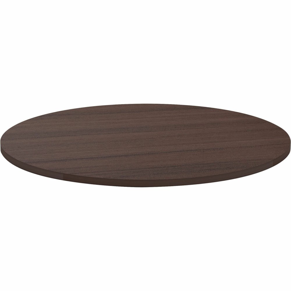 Lorell Laminate Round Conference Tabletop, 42in, Espresso MPN:18255